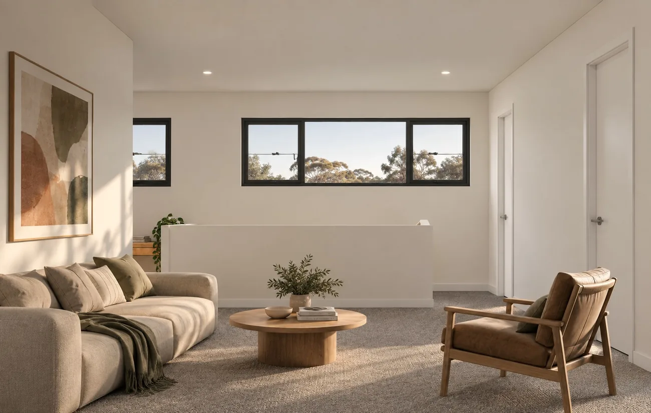 Upstairs living retreat