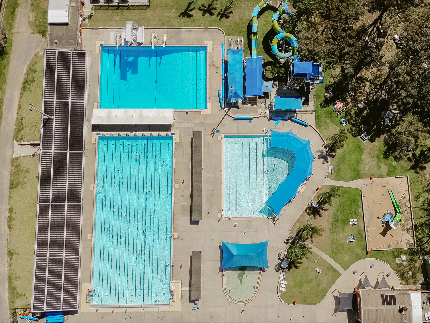 Lambton Pool from above