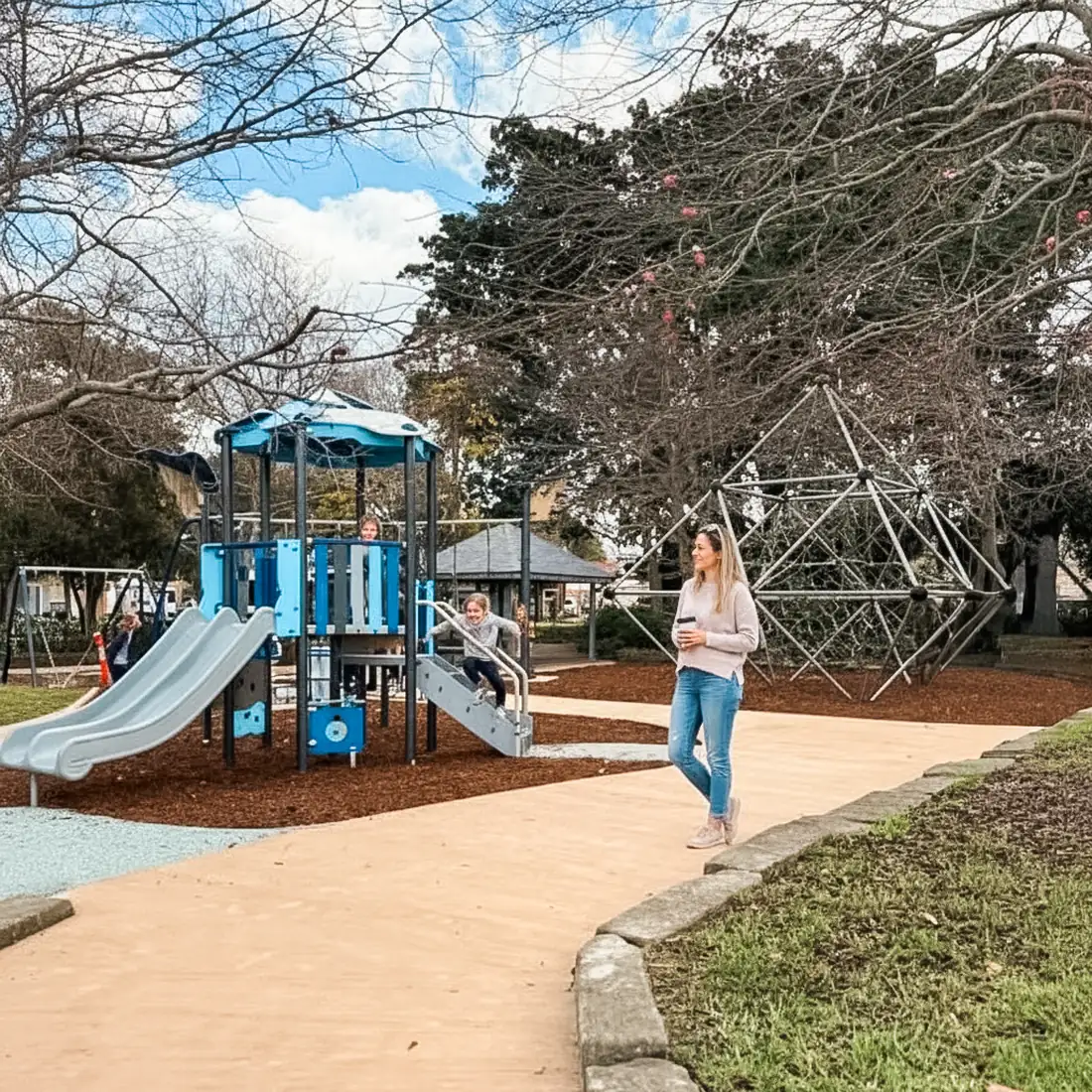 The playground at Lambton Park
