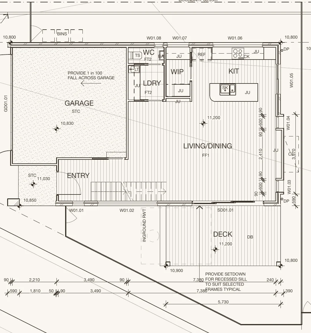 The Courtyard ground floor plan