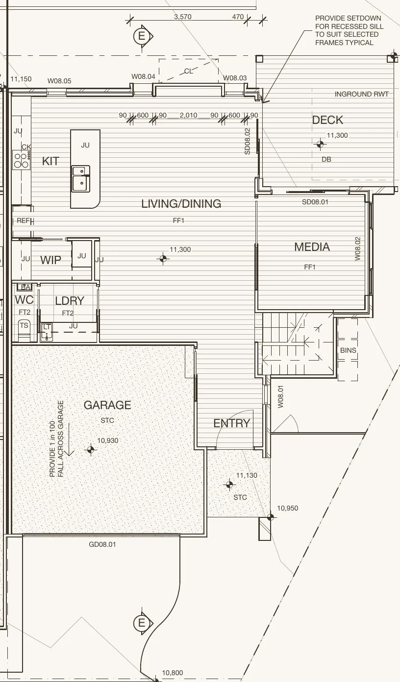 The Corner ground floor plan